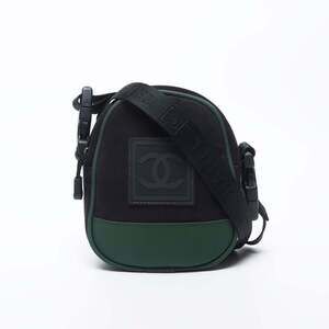 CHANEL Sport Line Coco Mark Shoulder Bag, Black, WS11735